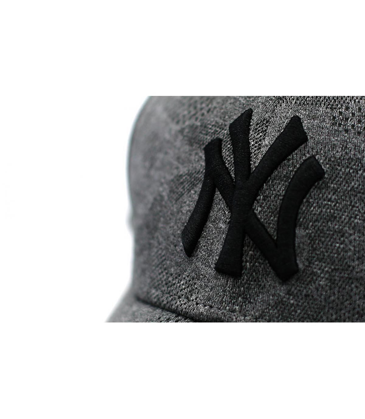 heather grey NY cap